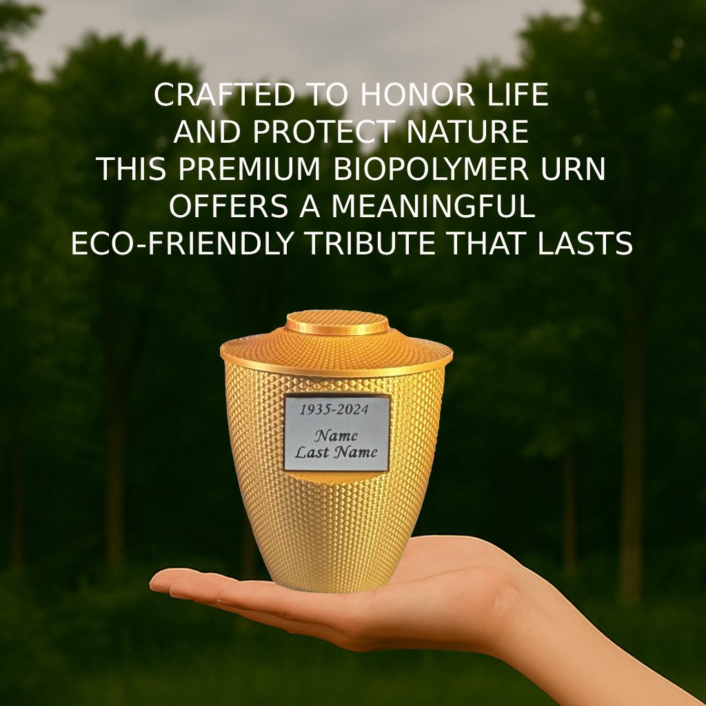 Cara Mini Commemorative Urn (3'') - Gold