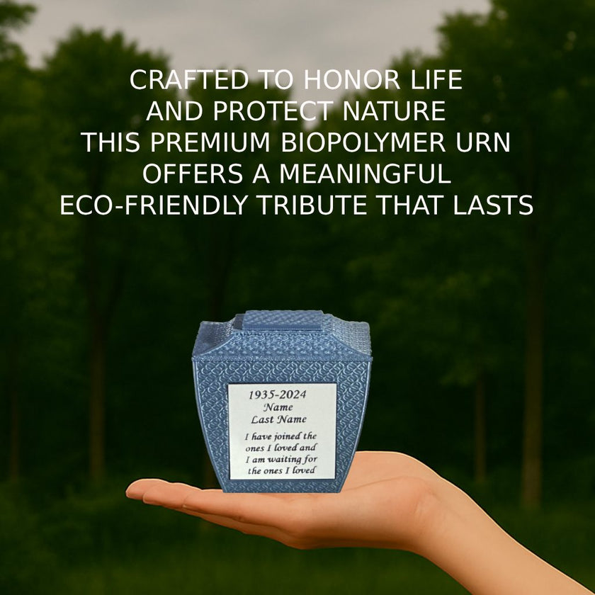 Eterna Mini Commemorative Urn (3'') - Blue