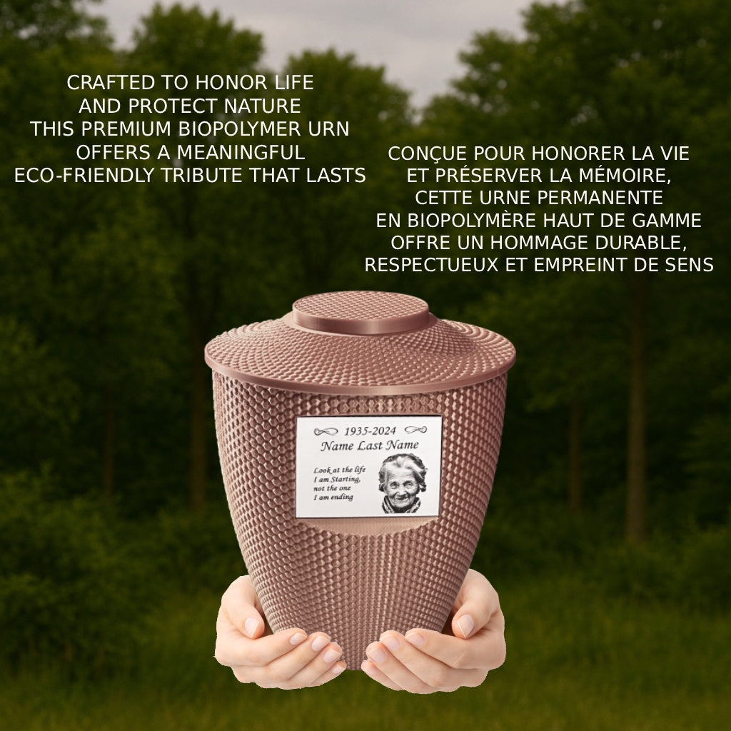 Cara Urn (8.5'') - Pink