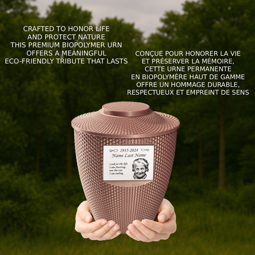 Cara Urn (8.5'') - Pink
