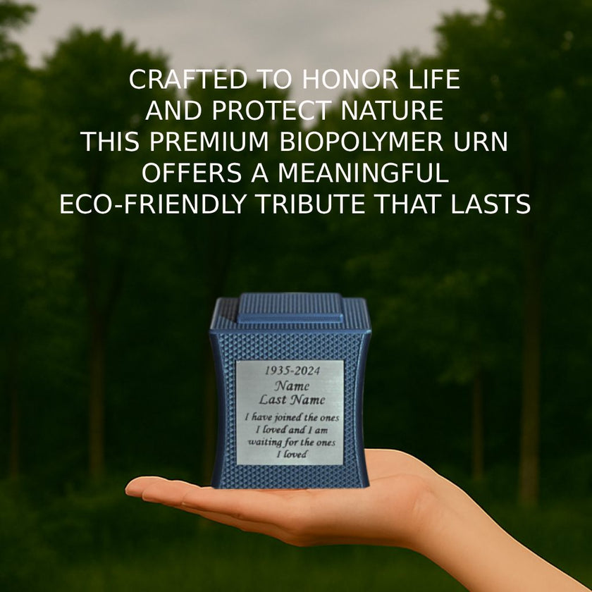 Lumina Mini Commemorative Urn (3'') - Blue