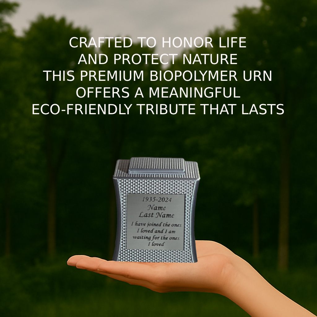 Lumina Mini Commemorative Urn (3'') - Silver