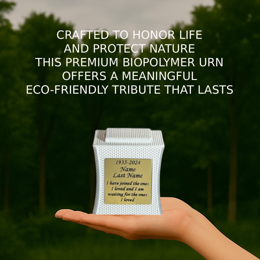 Lumina Mini Commemorative Urn (3'') - White