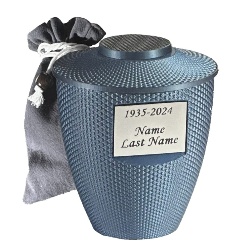 Cara Mini Urn - Blue