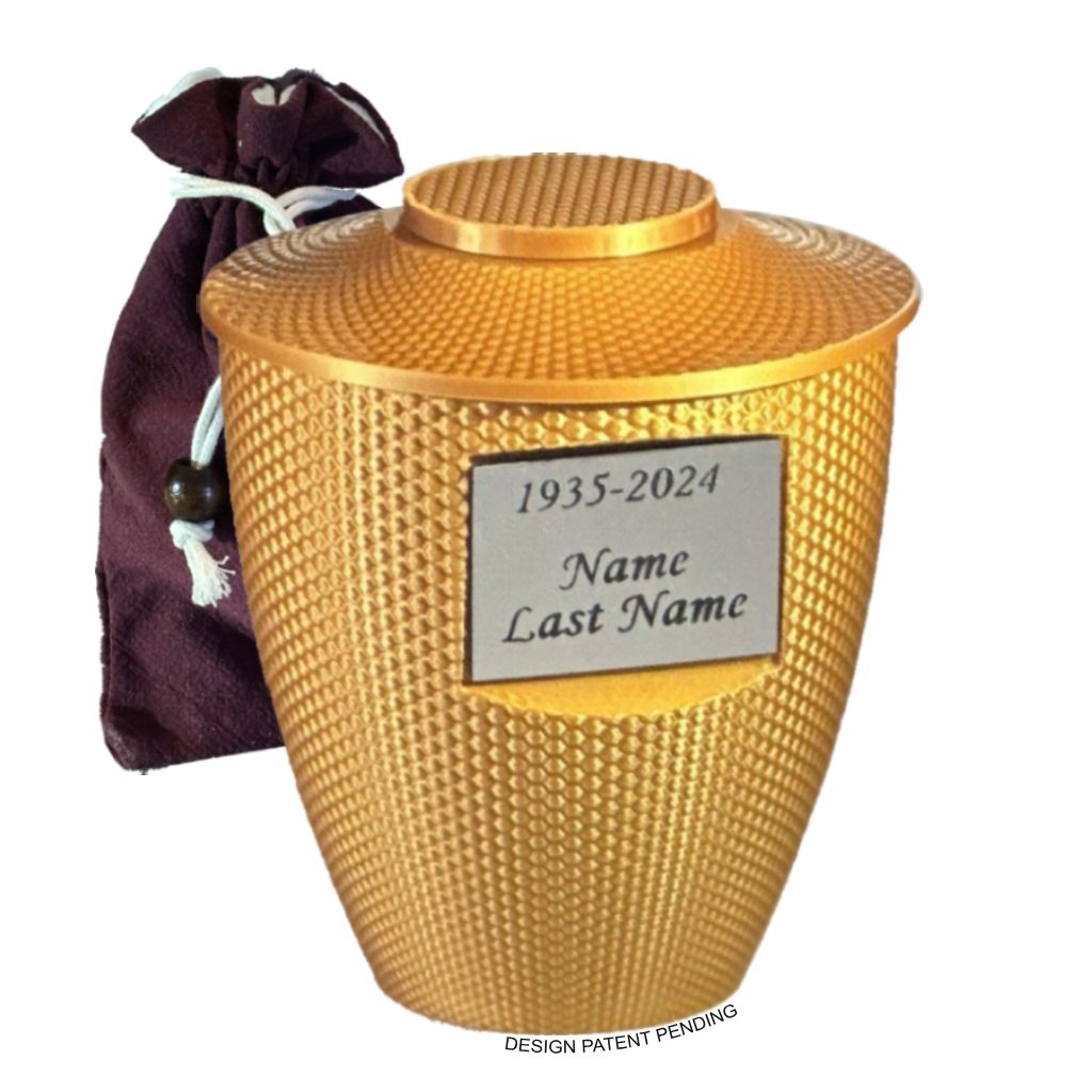 Cara Mini Urn - Gold