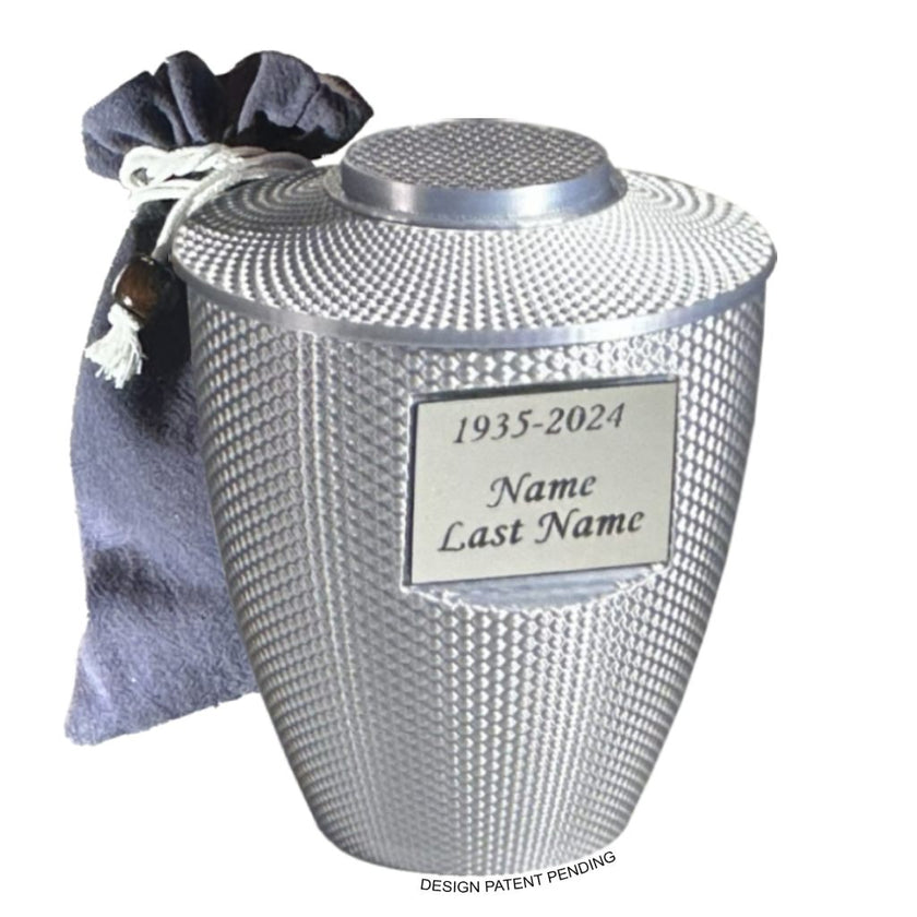Cara Mini Urn - Silver
