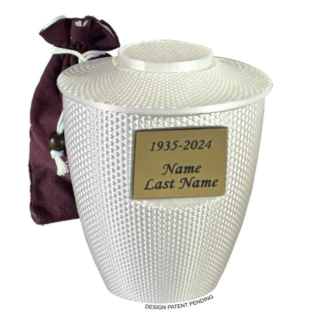 Cara Mini Urn - White