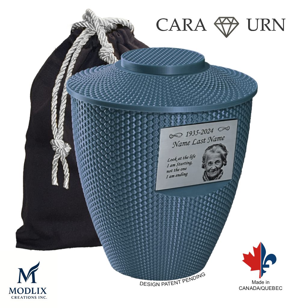 Urne Cara (8.5'') - Bleu