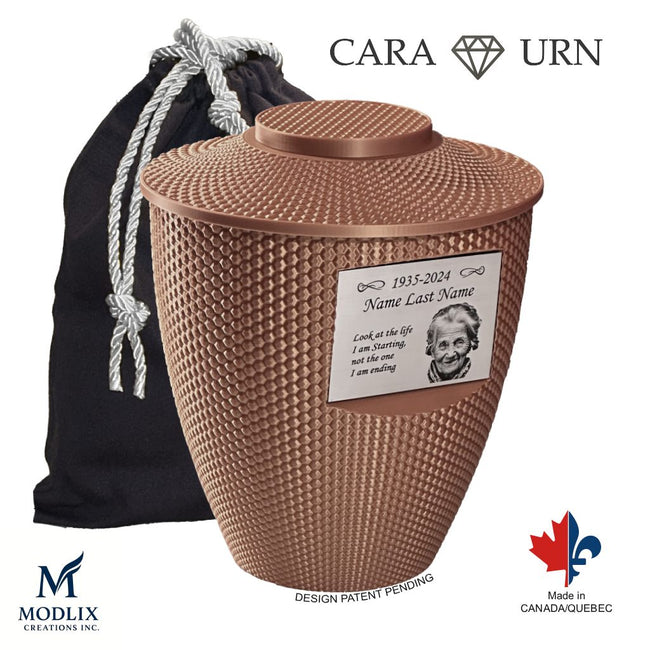 Cara Urn (8.5'') - Pink