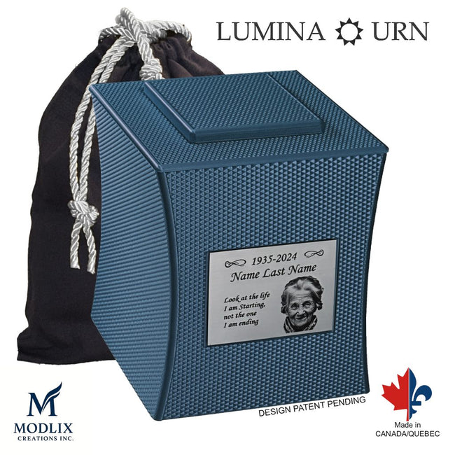 Lumina Urn (7'') - Blue