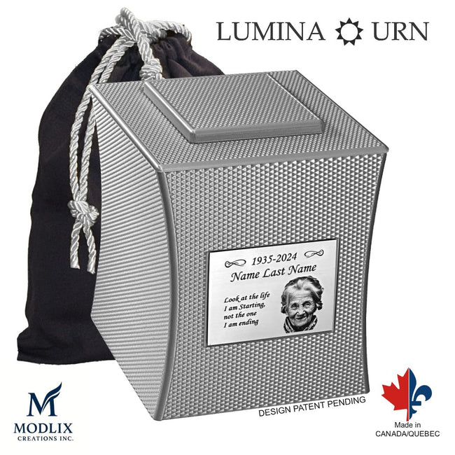 Lumina Urn (7'') - Silver