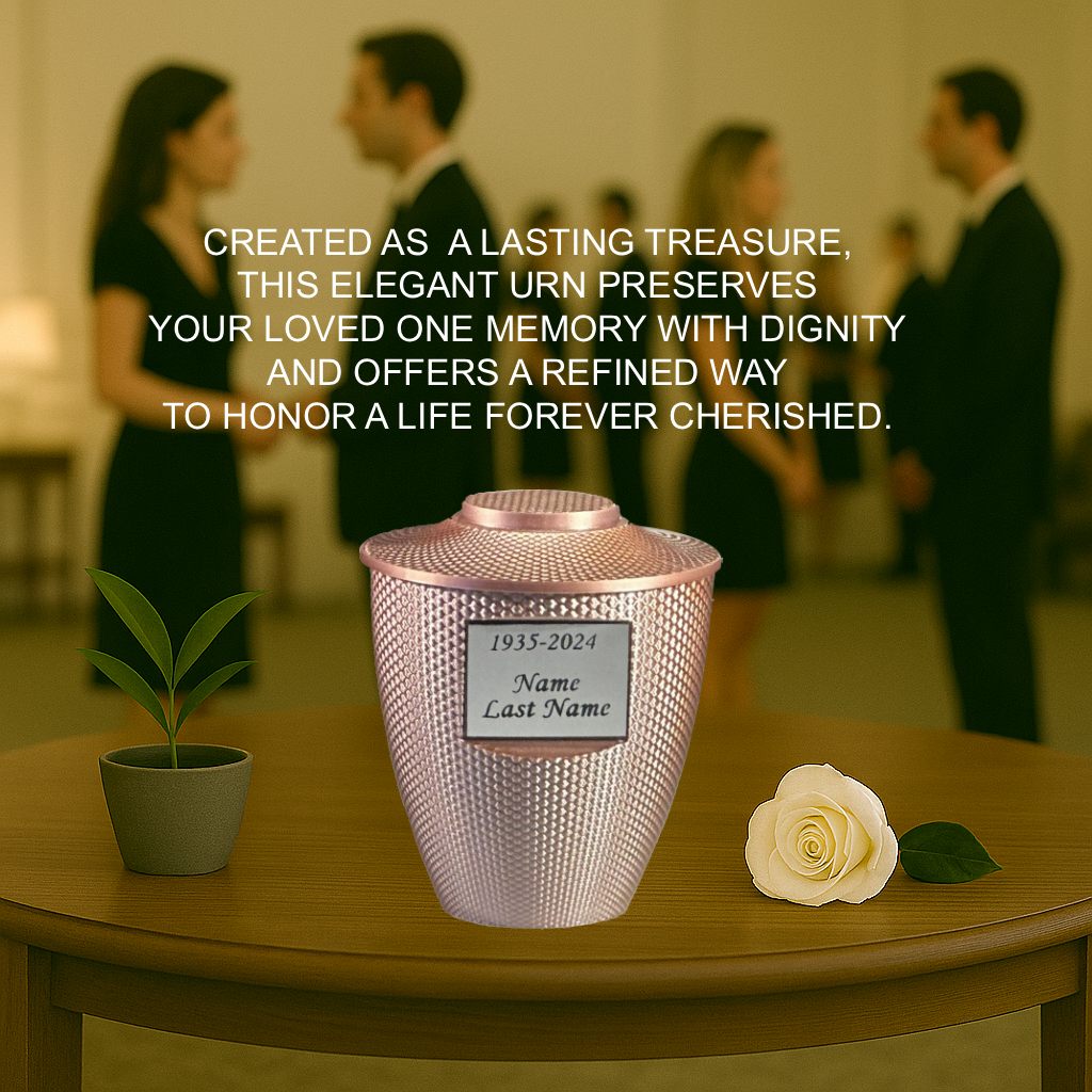 Cara Mini Commemorative Urn (3'') - Pink