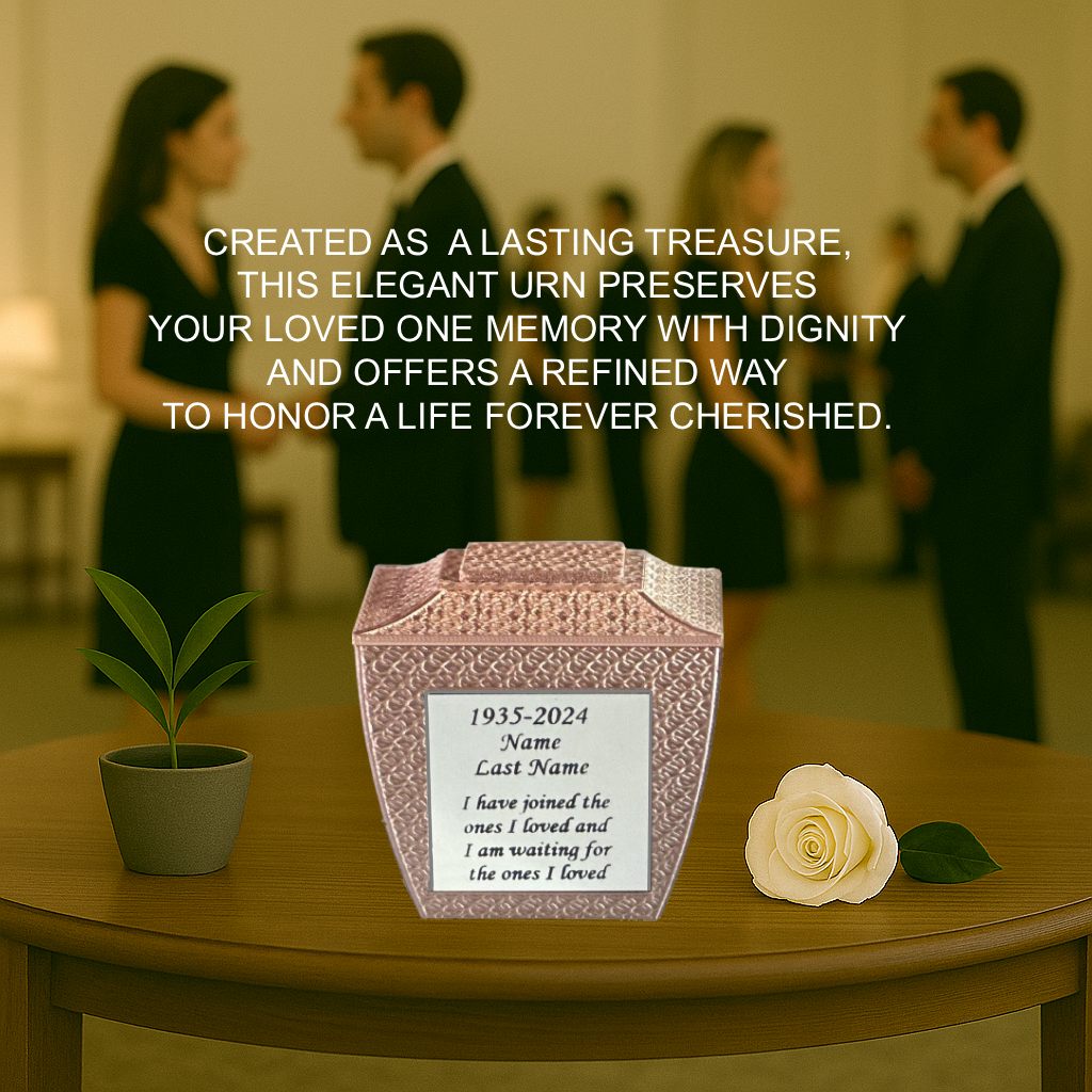 Eterna Mini Commemorative Urn - Pink (3'')