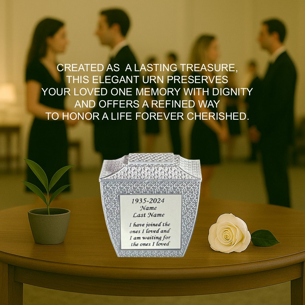 Eterna Mini Commemorative Urn - Silver (3'')