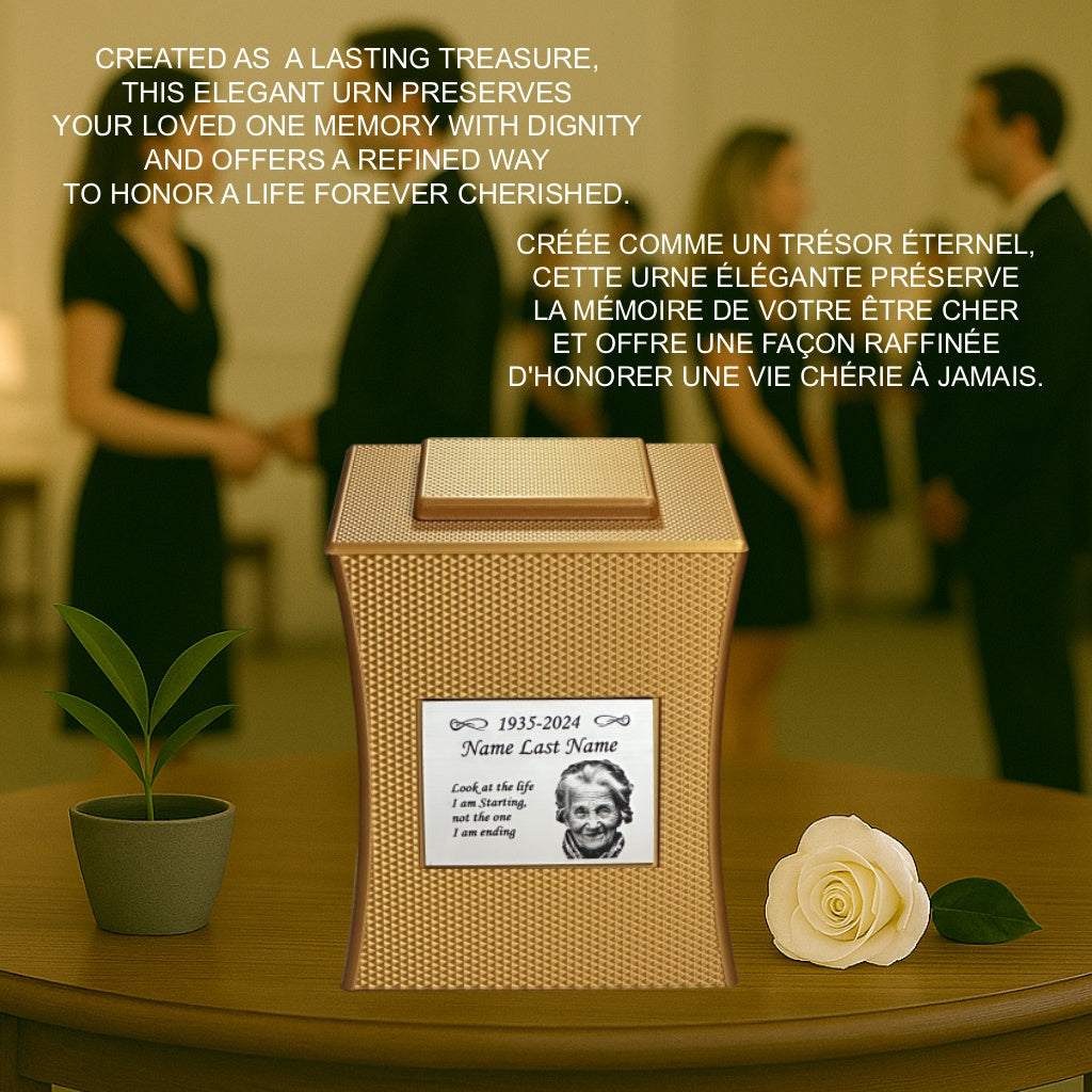 Lumina Urn (7'') - Gold