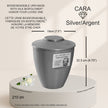 Cara Urn (8.5'') - Silver