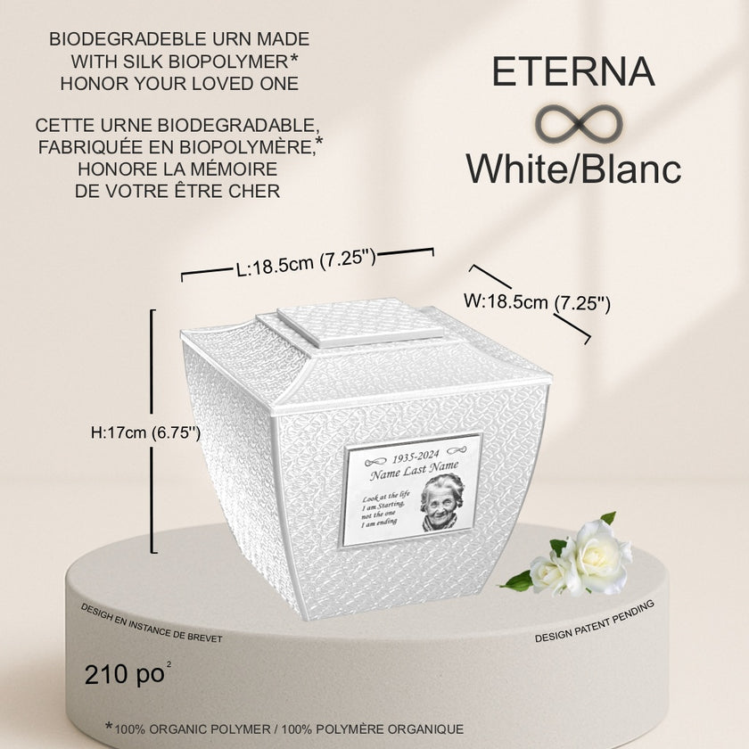 Eterna Urn (7'') - White
