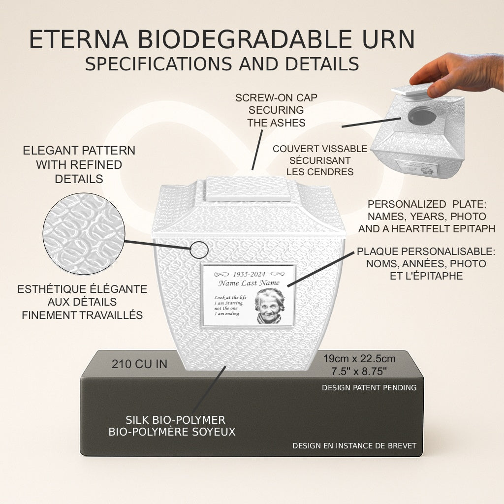 Eterna Urn (7'') - White