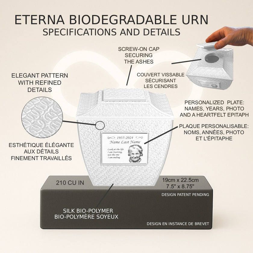 Eterna Urn (7'') - White