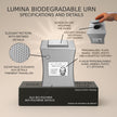 Lumina Urn (7'') - Silver